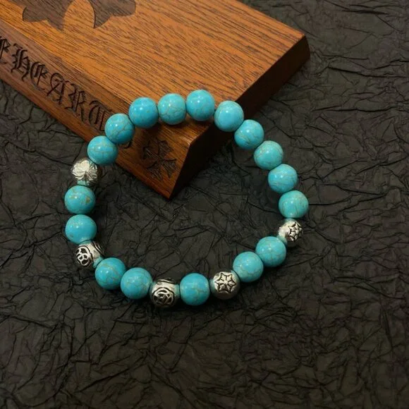 💛💛Chrome hearts Blue agate bracelet